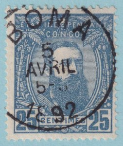 BELGIAN CONGO 8  USED - INTERESTING CANCEL - NO FAULTS VERY FINE! - EQU