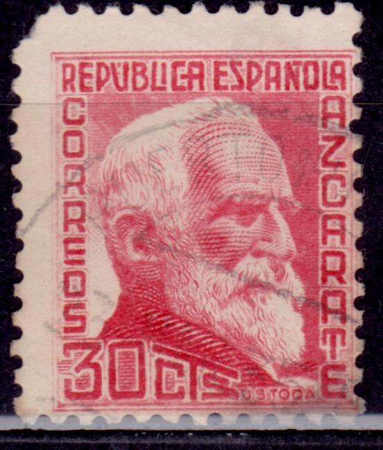 Spain, 1935, Gumersindo de Azcarate, 30c, sc#548, used