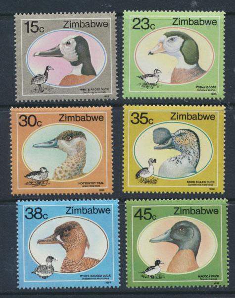 Zimbabwe SG 740 -  SG 745 set of 6 Mint Never Hinged