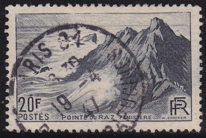 France 571 USED 1946 Point du Raz, Finistere 20Fr