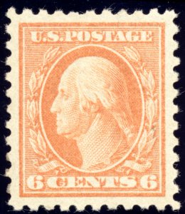 US 429 6c 1914 George Washington single line watermark, perf 10 PSAG grade 95 NH