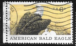 USA 1387: 6c Bald Eagle (Haliaeetus leucocephalus), used, VF