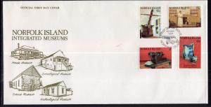 Norfolk Island 504-507 Museums U/A FDC