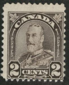 CANADA Scott 166 MH* 1931 KGV stamp CV$2