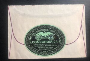 1929 Paide Estonia Concordia Seal Cover To Munich Germany