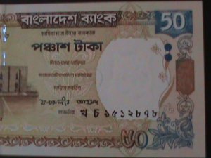 ​BANGLADESH-2003 BANGLADESH BANK-50-TAKA-UNCIRULATED NOTE-VERY FINE-LAST ONE