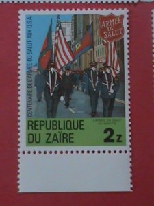 ZAIRE STAMP: 1980-SC#960-7-CENTENARY OF SALVATION ARMY SET OF 8-MNH STAMPS.