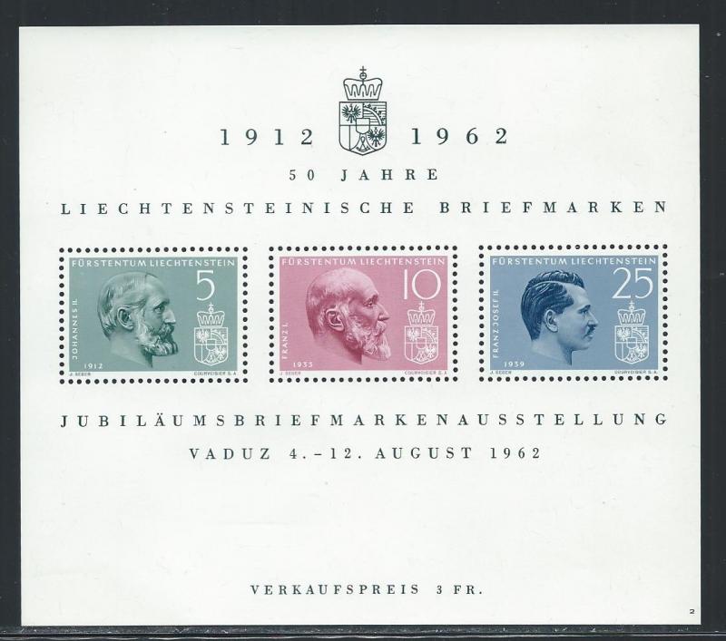 LIECHTENSTEIN SC# 369 VF/MNH 1962