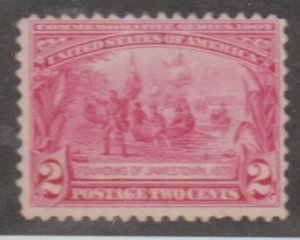 U.S. Scott #329 Jamestown - 1607 Founding Stamp - Mint Single