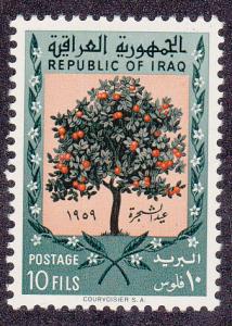 Iraq # 231, Orange Tree, Mint LH