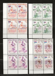 DOMINICAN REPUBLIC     SC # 474 - 8   C97 - 9      MNH
