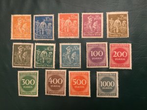 ICOLLECTZONE Germany 221-34 VF  hinged