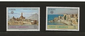 Turkey 1978 Europa set of 2 sg.2616-7  MNH