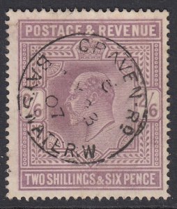 SG 261 2/6 pale dull purple. Very fine used with a Bayswater CDS