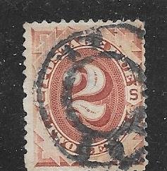 US#J2  2c Postage Due -brown  (U) CV $25.00