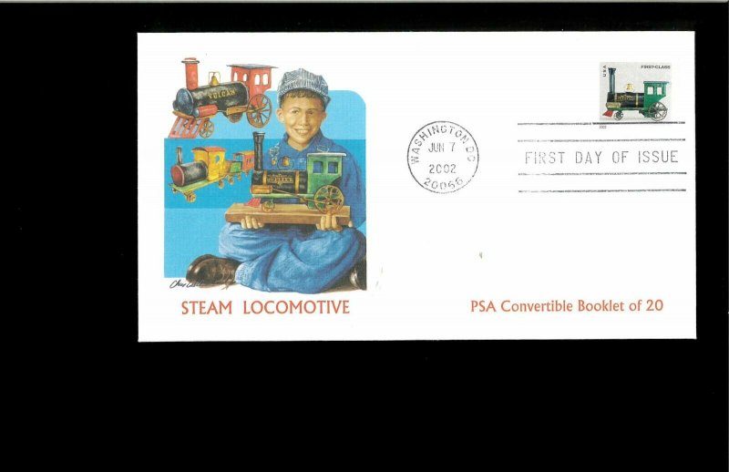 2002 FDC Antique Toys Rochester NY