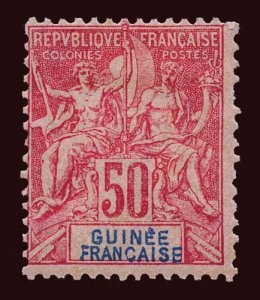FRENCH GUINEA Scott #14 1892 Navigation & Commerce unused HR