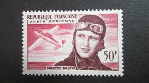 France 1955 Airmail Scott# C33 Mint VF-XF Light Hinge CPL