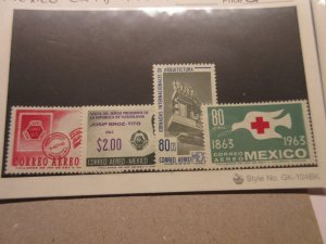 MEXICO Scott C274, C275, C276, C277 MINT NEVER HINGED Cat $6.70