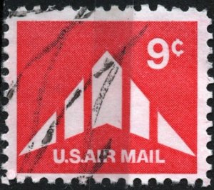 SC#C77 9¢ Delta Wing Single (1971) Used