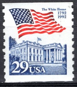 USA; 1992: Sc. # 2609:  Mint Perf. 10 Coil Single Stamp