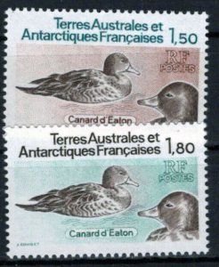 FSAT TAAF 101-102 MNH Birds Ducks Polar Antarctic ZAYIX 0324S0079