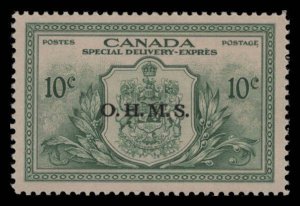 Canada Scott #EO1 MNH OG Ovpt. O.H.M.S. Special D.  eGraded W/Certificate VF 80