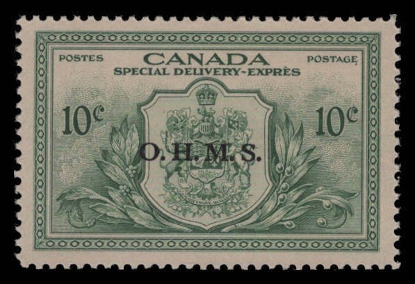 Canada Scott #EO1 MNH OG Ovpt. O.H.M.S. Special D.  eGraded W/Certificate VF 80