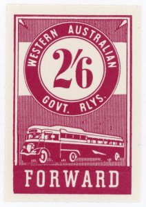 (I.B) Australia - Western Australia Railways : Parcels 2/6d