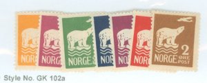 Norway #104-110 Unused