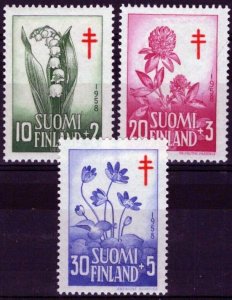Finland B148-B150 MNH Semi-Postal Flowers Plants Red Clover ZAYIX 032323SM146M