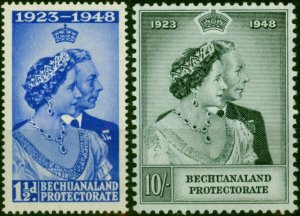 Bechuanaland 1948 RSW Set of 2 SG136-137 Fine VLMM