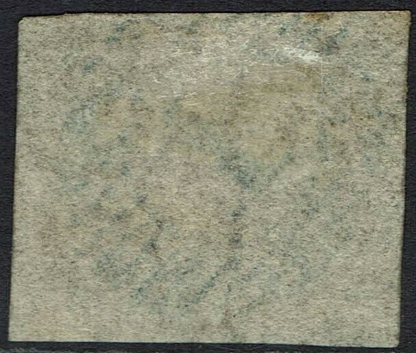 WESTERN AUSTRALIA 1854 SWAN 1/- IMPERF USED 