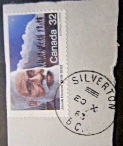 Canada #997 CDS Cancel  Silverton, BC {ebhs60}