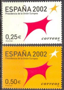 Spain 2002 Presidency of Spain in the European Union MNH