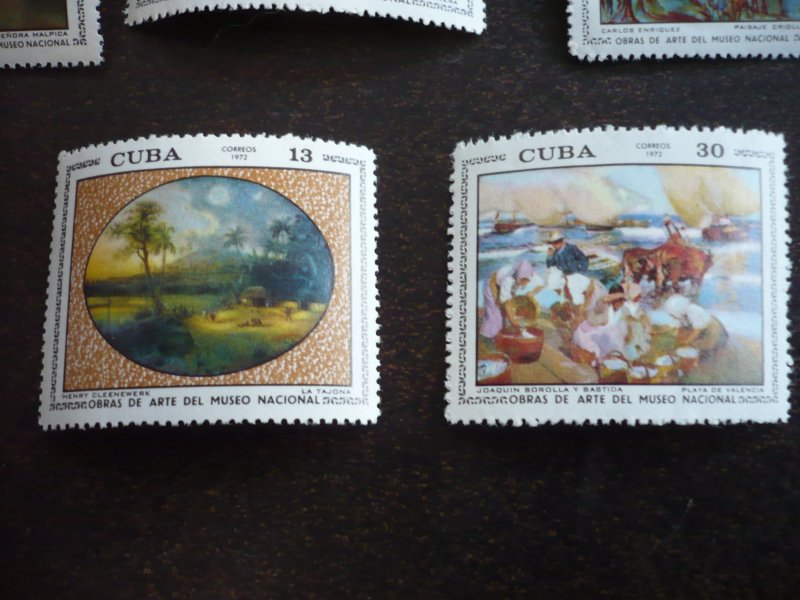 Stamps - Cuba - Scott# 1640-1646 - Mint Hinged Set of 7 Stamps