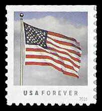 PCBstamps  US #5055 Bk Sgl {47c}U.S. Flag, MNH, (18)