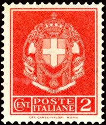 Scott #257 Arms of Italy MNH