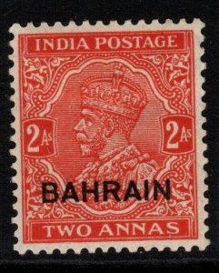 BAHRAIN SG17a 1937 2a VERMILLION SMALL DIE MTD MINT