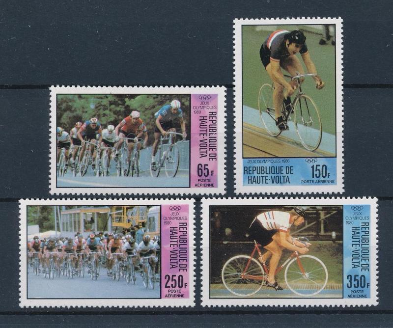 [60993] Burkina Faso Upper Volta 1980 Olympic games Moscow Cycling MNH