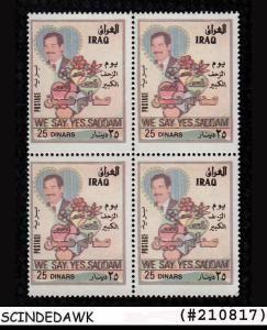 IRAQ - 1997 Referendum Day SCOTT#1527 - Blk of 4 - MINT NH