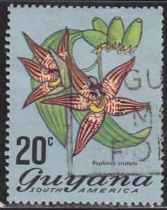 Guyana 140 Paphinia Cristata 1972