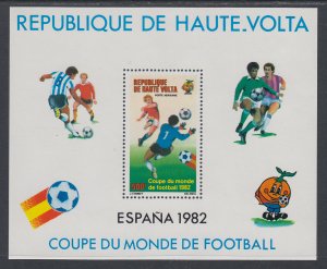 Burkina Faso C272 Soccer Souvenir Sheet MNH VF