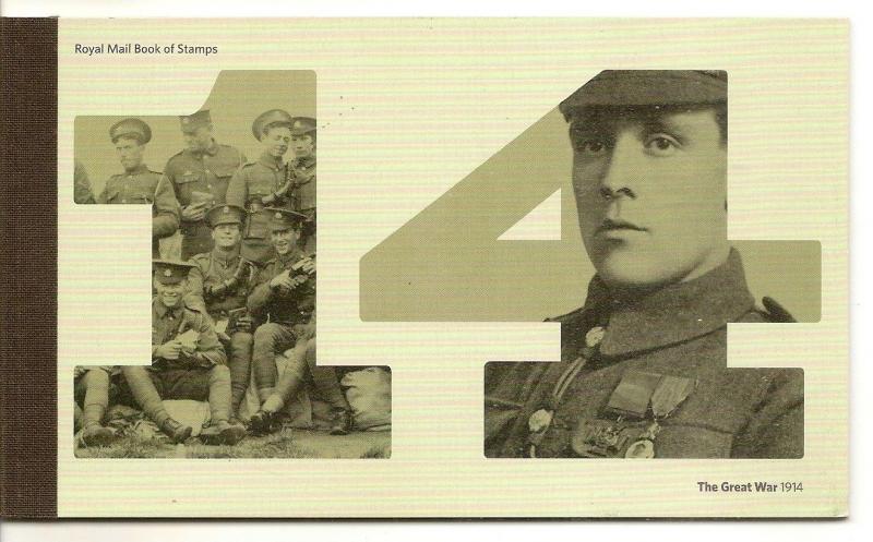 GB 2014 The Great War - Prestige Booklet DY11