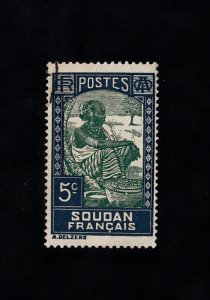 French Sudan Scott #65 Used