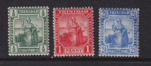 Trinidad - #105-107 mint, cat. $ 54.00