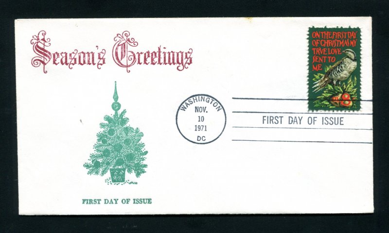 Sc. 1445 - 1971 Christmas / Xmas FDC - Unknown