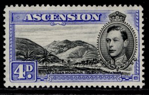 ASCENSION GVI SG42d, 4d black & ultramarine, NH MINT.