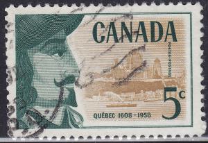 Canada 379 Samuel de Champlain 1608, 1958