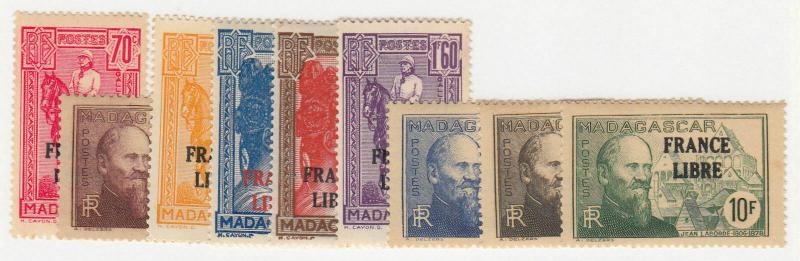 Madagascar - 1942 - SC 219-27 - NH